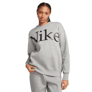 NEW Womens’s Nike Phoenix Fleece Crew – ‘
Dark Grey Heather/Black / Size S
